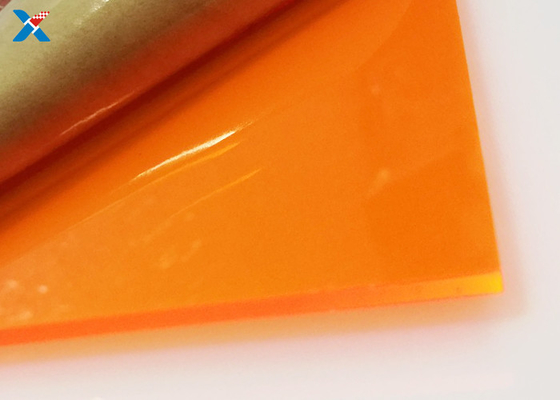 kupować Fluorescencyjny pomarańczowy arkusz akrylowy z pleksiglasu 4x8 Kolorowa płyta pleksiglasowa online manufacture