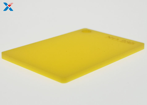 kupować 8x4 Żółty arkusz akrylowy Wytłaczana płyta ze szkła plexi przycięta na wymiar online manufacture