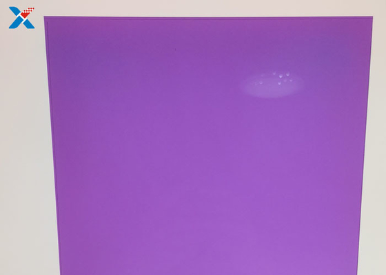 Fioletowe plastikowe arkusze akrylowe z pleksi Kolorowa płyta przycięta na wymiar