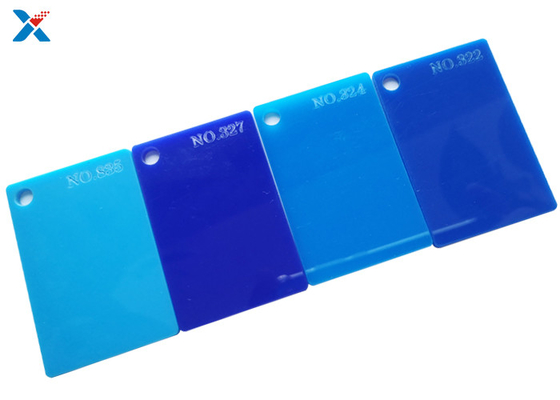 Kolorowy panel Lucite Board 1/8 grubych niebieskich arkuszy akrylowych do malowania DIY Art Craft