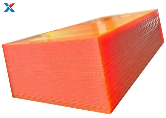 8x4 Kolorowy arkusz akrylowy Orange Cast Large Roofing Lucite Board