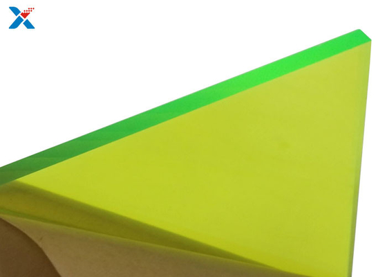 Fluorescencyjny zielony 3mm kolorowy arkusz akrylowy Duża deska dachowa